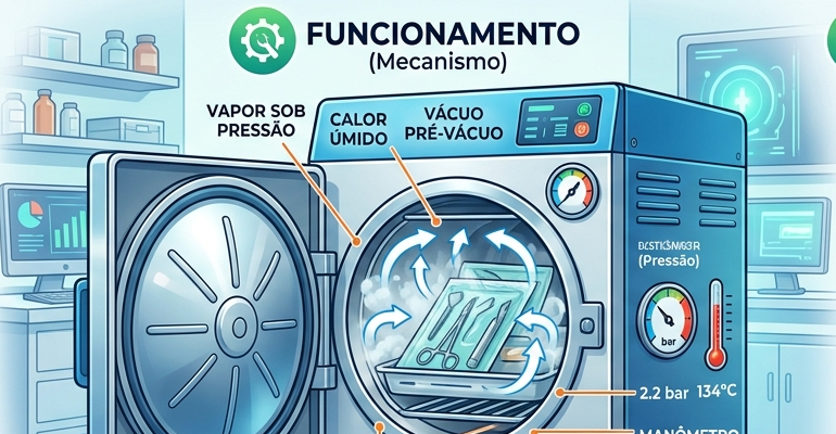 Capa do artigo Autoclave: Guia Completo para Uso, Funcionamento e Segurança